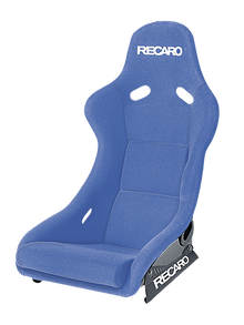 RECARO Pole Position FIA race shell in Perlon velour blue