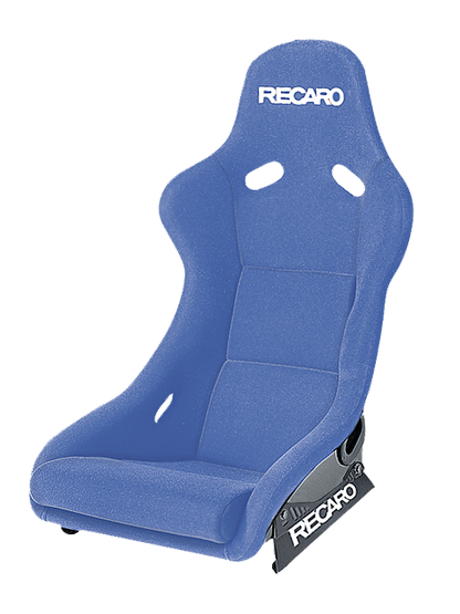 RECARO Pole Position FIA race shell in Perlon velour blue
