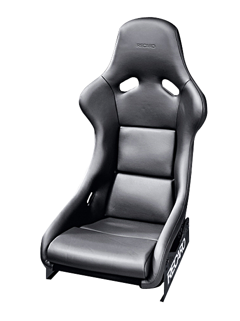 RECARO Pole Position FIA race shell in leather black