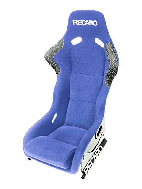 RECARO Profi SP-G race shell in Perlon velour blue