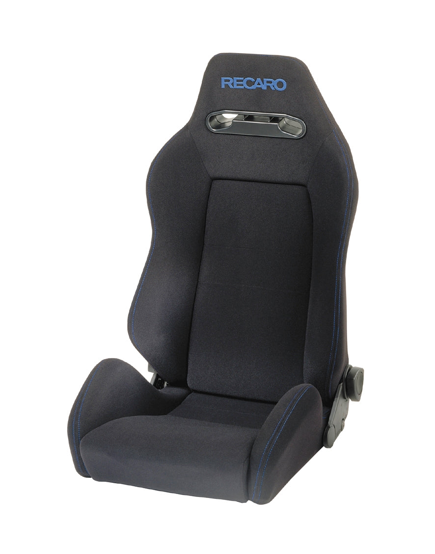 RECARO Speed Sport Seat with blue double stitching