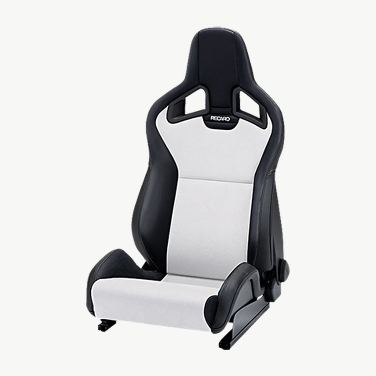 RECARO Sportster CS Heated Sport Seat - Ambla Leather black with Dinamica Suede silver