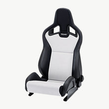 RECARO Sportster CS SAB Heated Sport Seat - Ambla Leather black with Dinamica Suede silver