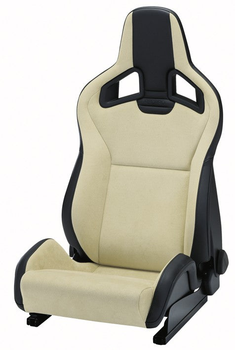 RECARO Sportster CS in Ambla leather black with Dinamica suede beige