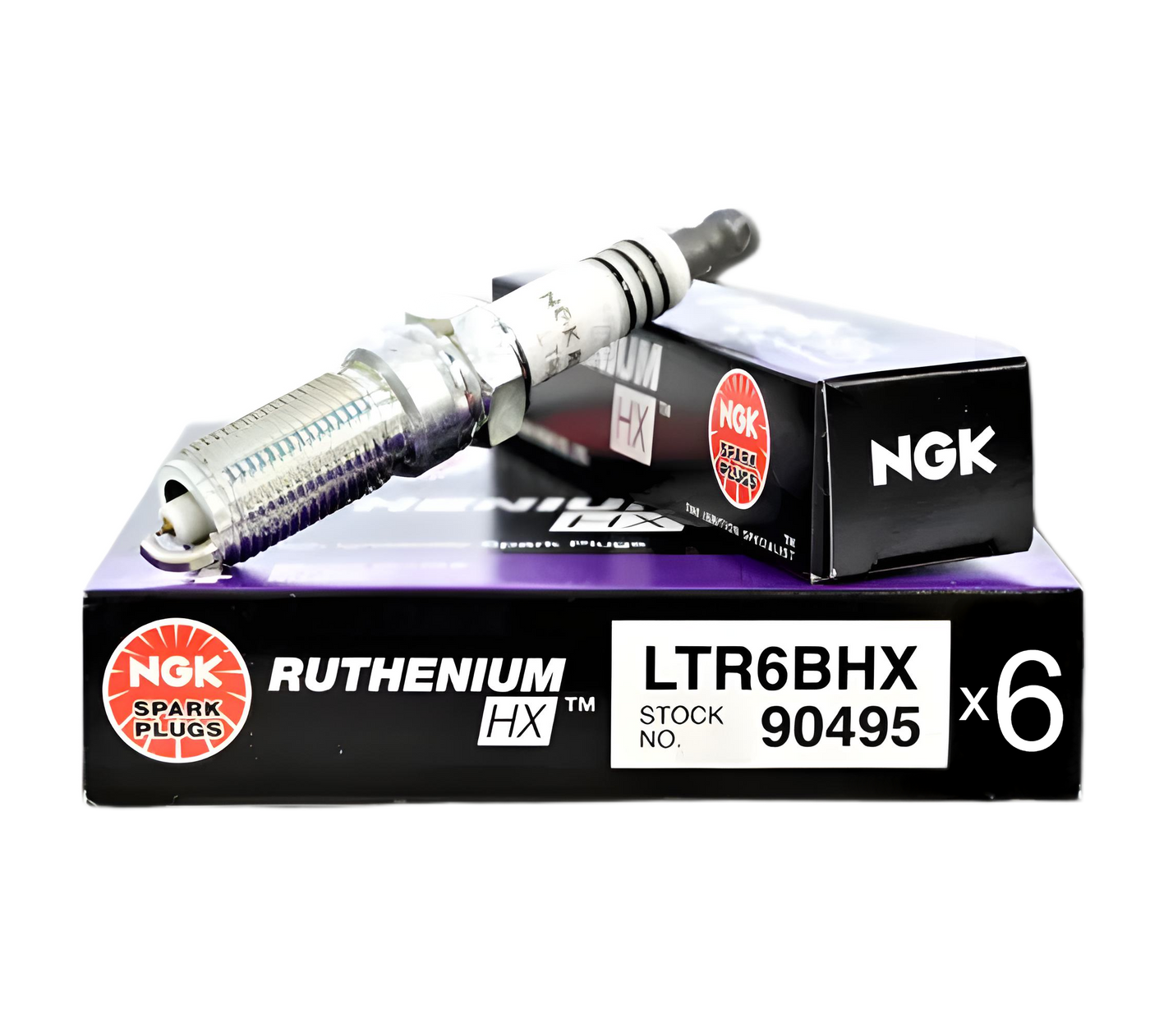 NGK Ruthenium LTR6BHX (90495) Spark Plugs - Ford Ranger Raptor 3.0L 2022-2025 Ignition Upgrade