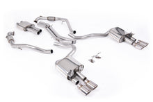 Audi S5 B9 Sport Diff models with Brace Bars (LHD) - Resonated Cat-Back with Quad Polished Oval Trims