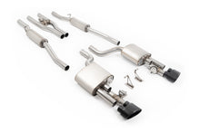 Audi RS4 B7 - V2 Valved Cat-Back with Active H Pipe and Cerakote Black Ovals