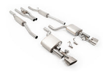 Audi RS4 B7 - V2 Valved Cat-Back with Active H Pipe and Brushed Titanium Ovals