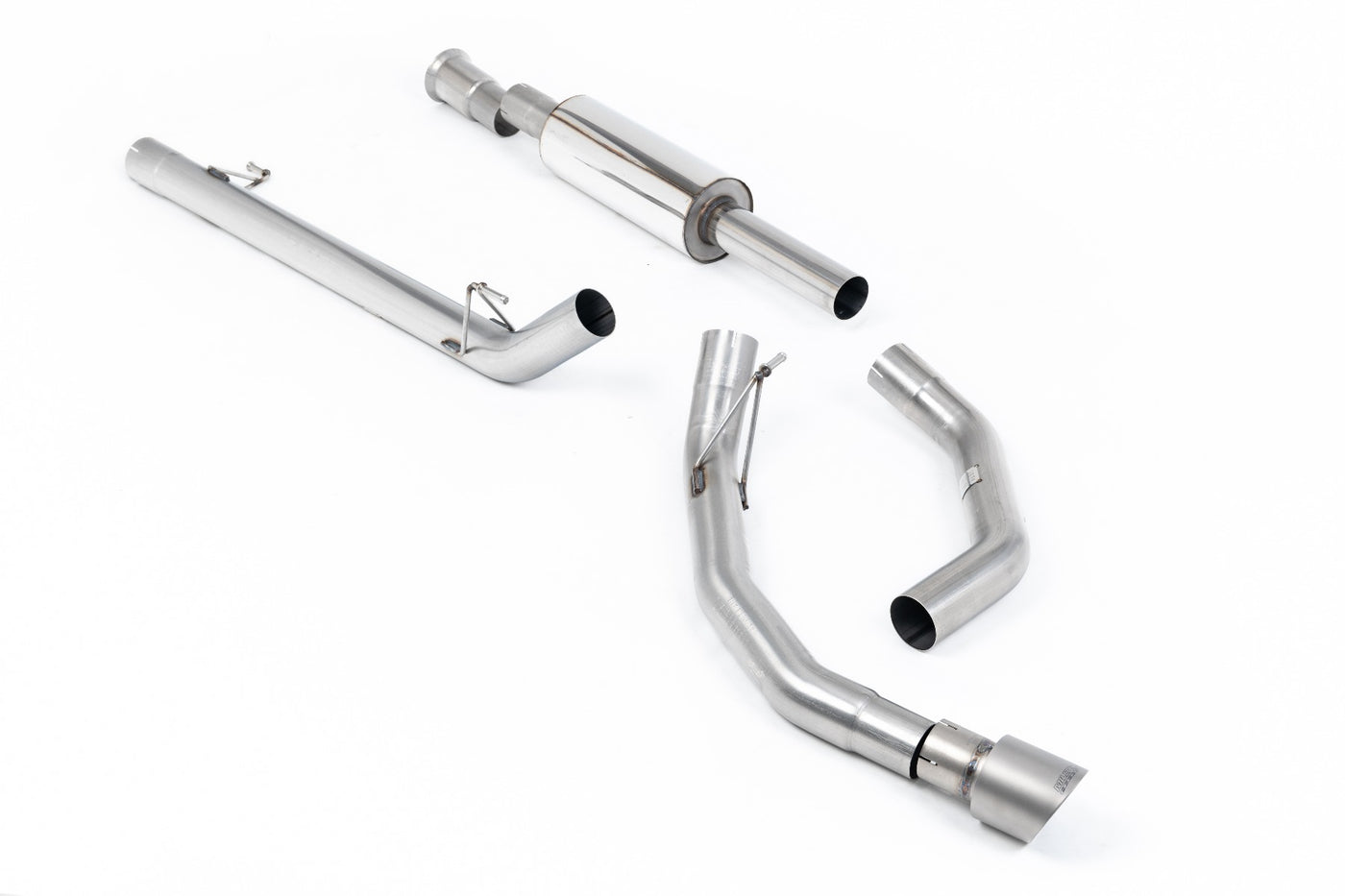 Ford F150 5.0 V8 Supercrew - Road+ Cat-Back with Single Brushed Titanium Tip