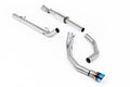 Ford F150 5.0 V8 Supercrew - Race Part-Resonated (Louder) Cat-back with Single Burnt/Blue Titanium Tip