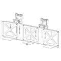ARB Bed Rack Triple Case Mount