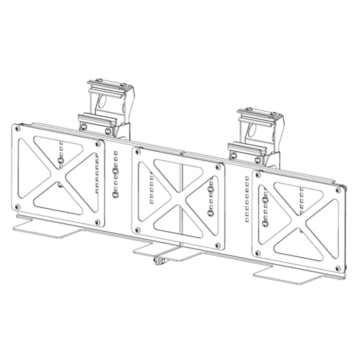 ARB Bed Rack Triple Case Mount