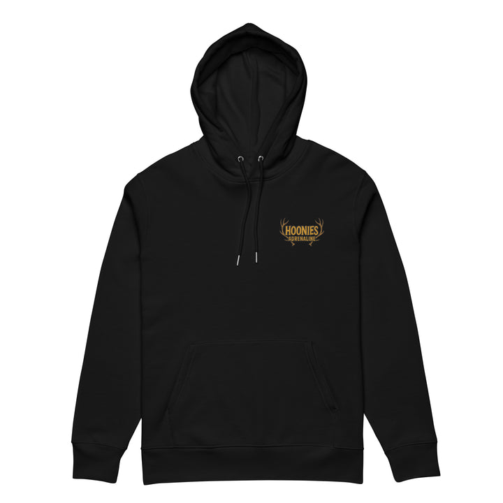 Hoonies Adrenaline Premium Hoodie - Stock Logo Only Edition - Sustainable Merch