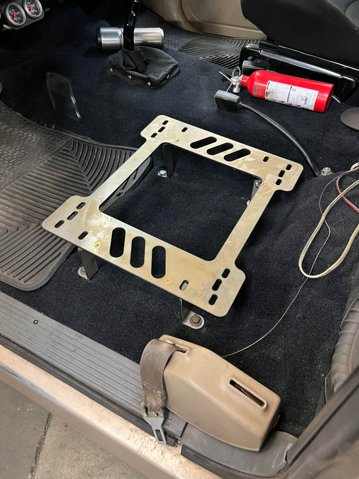 Planted Seat Bracket - GMC Sierra [1st Generation with Bench Seat] (1988-2002) - Left side