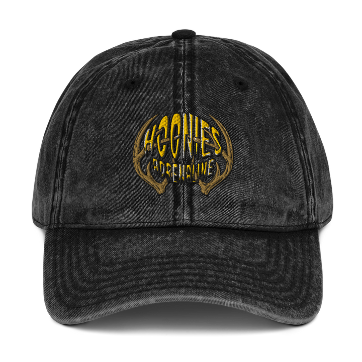 Hoonies Adrenaline Vintage Cotton Twill Cap - New Skool Logo Embroidered Merch