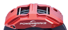 Powerbrake X-Line red anodised caliper - manufacturer's colour illustration