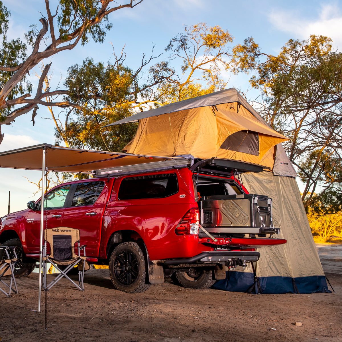 ARB Simpson III Rooftop Tent & Annex – Expedition Annex Roof Solution