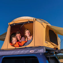 Interior of the ARB Flinders tent with mattress and windows